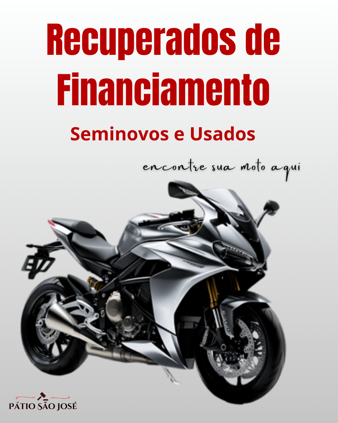 34.501 - LEILÃO DE MOTOS RECUPERADAS DE FINANCIAMENTO
